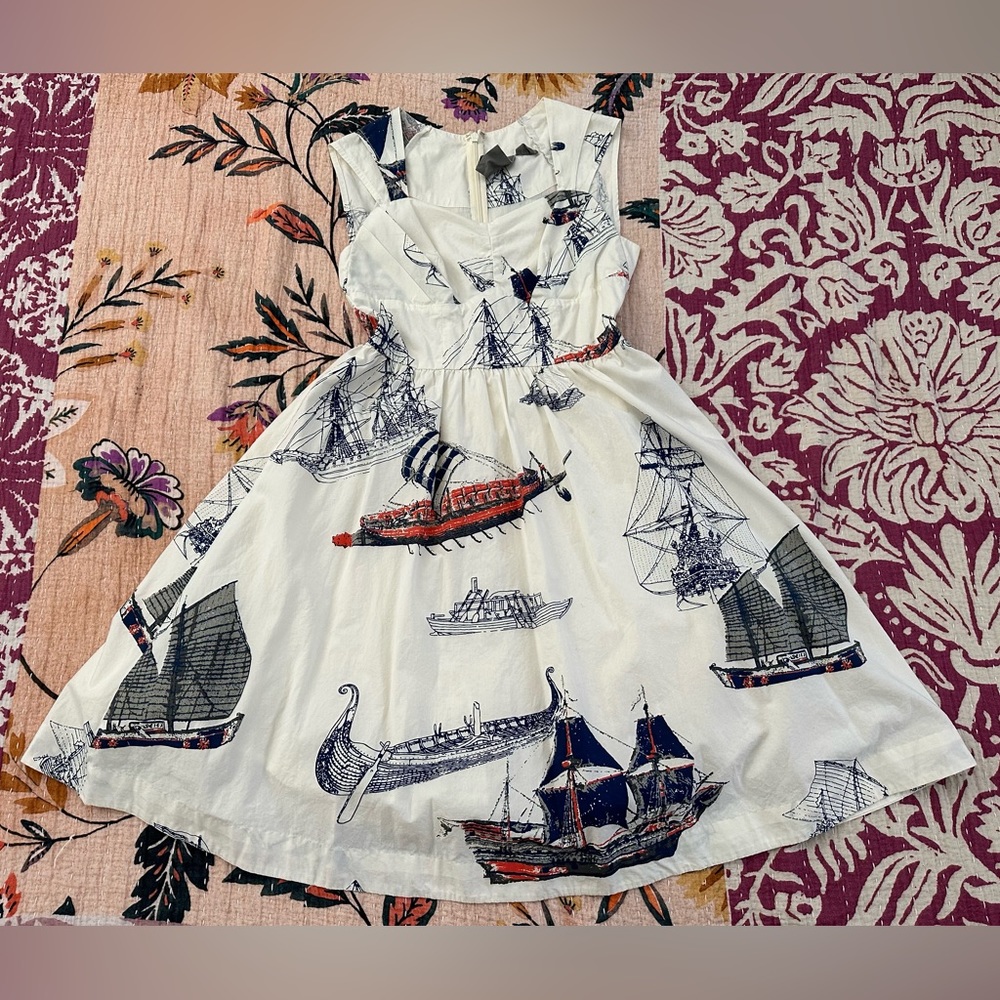 Anthropologie Girls from Savoy Bon Voyage dress 0P